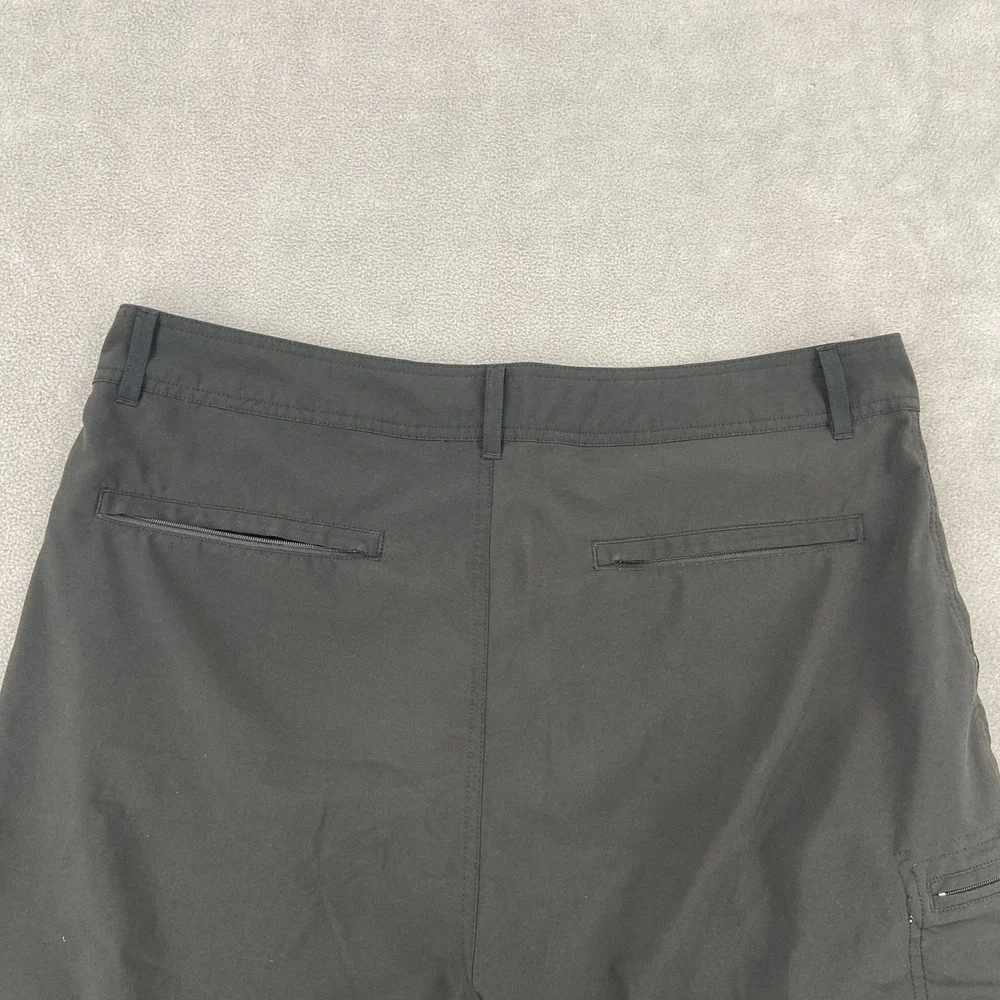 Abbot+Main Utility Cargo Shorts‎ Men's 36 Black Stretch Casual Mid Rise Outdoor